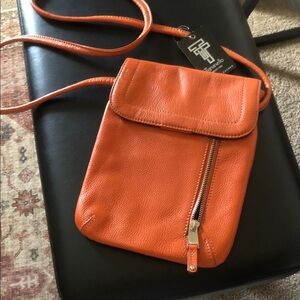 Tignanello Vibrant Orange Crossbody Bag